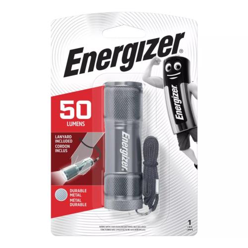 Energizer LED Metal Pocket Torch (50 lumens)